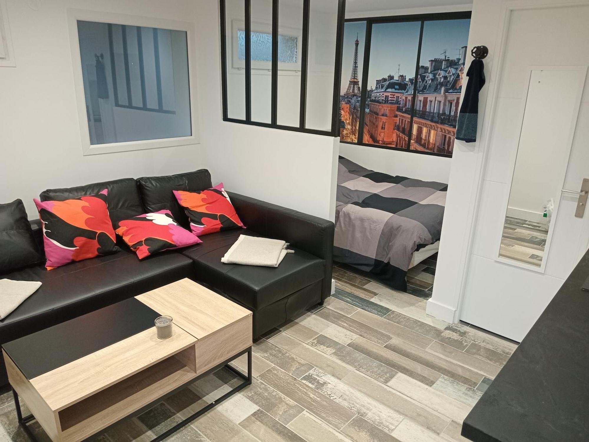 Studio Neuf Joliment Decore A 5 Min De L'Aeroport Ати-Мон Экстерьер фото