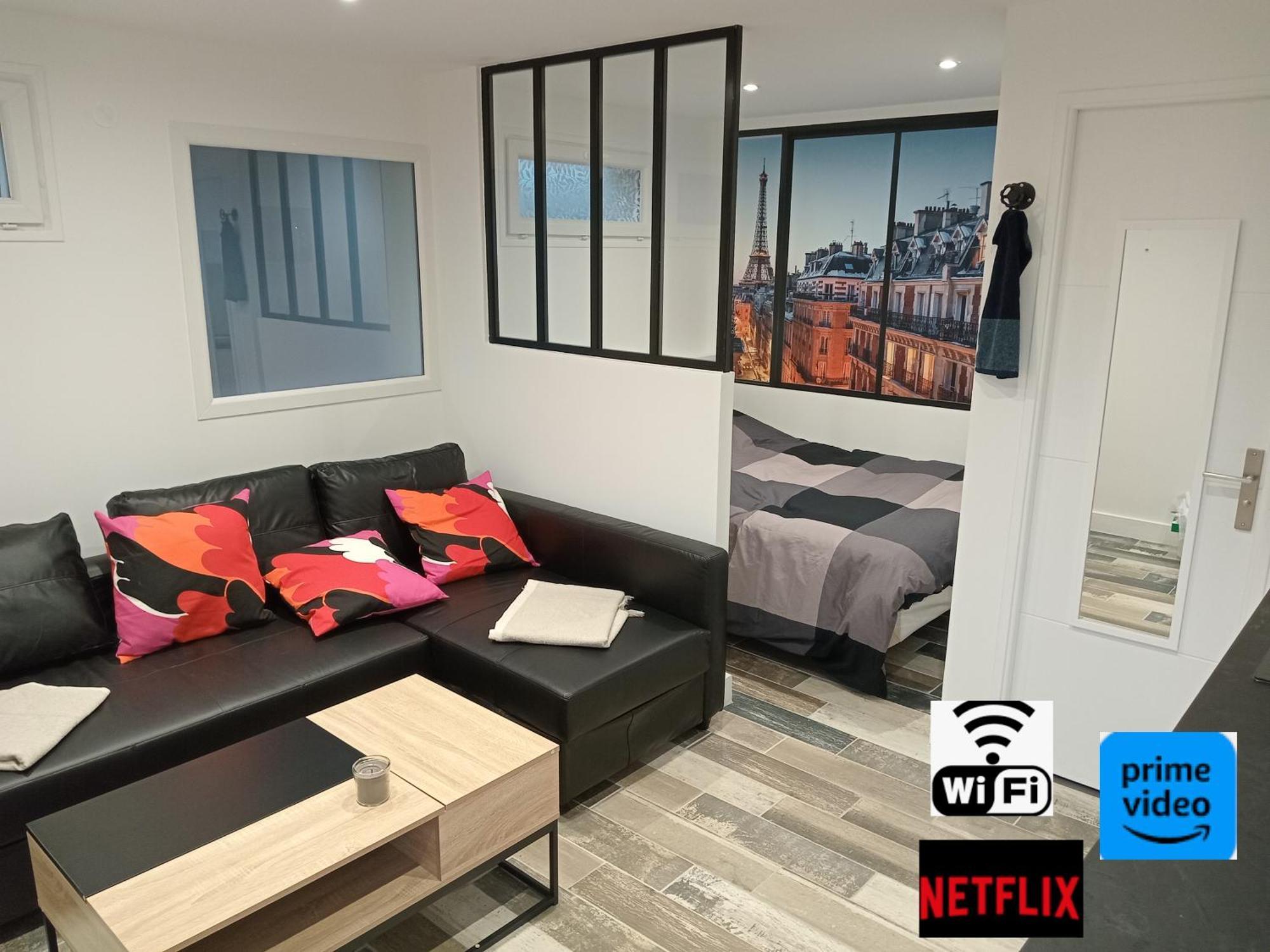 Studio Neuf Joliment Decore A 5 Min De L'Aeroport Ати-Мон Экстерьер фото